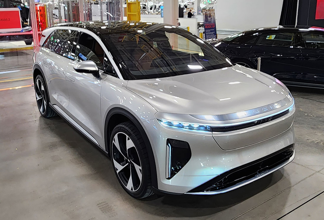 Lucid Motors promet 800 kilomètres d'autonomie pour son premier modèle de voiture  électrique